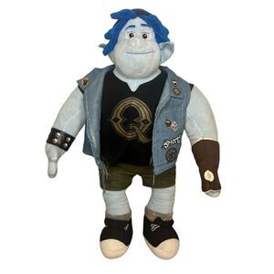 Disney Store Pixar Onward Barley Lightfoot Elf Plush 19”